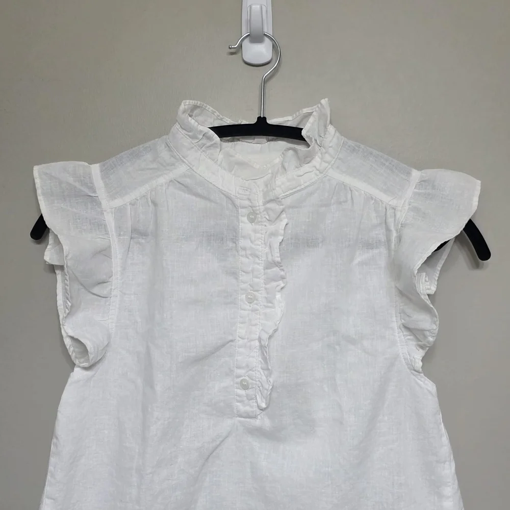 H&M White Ruffled Top - Picture 5 of 5